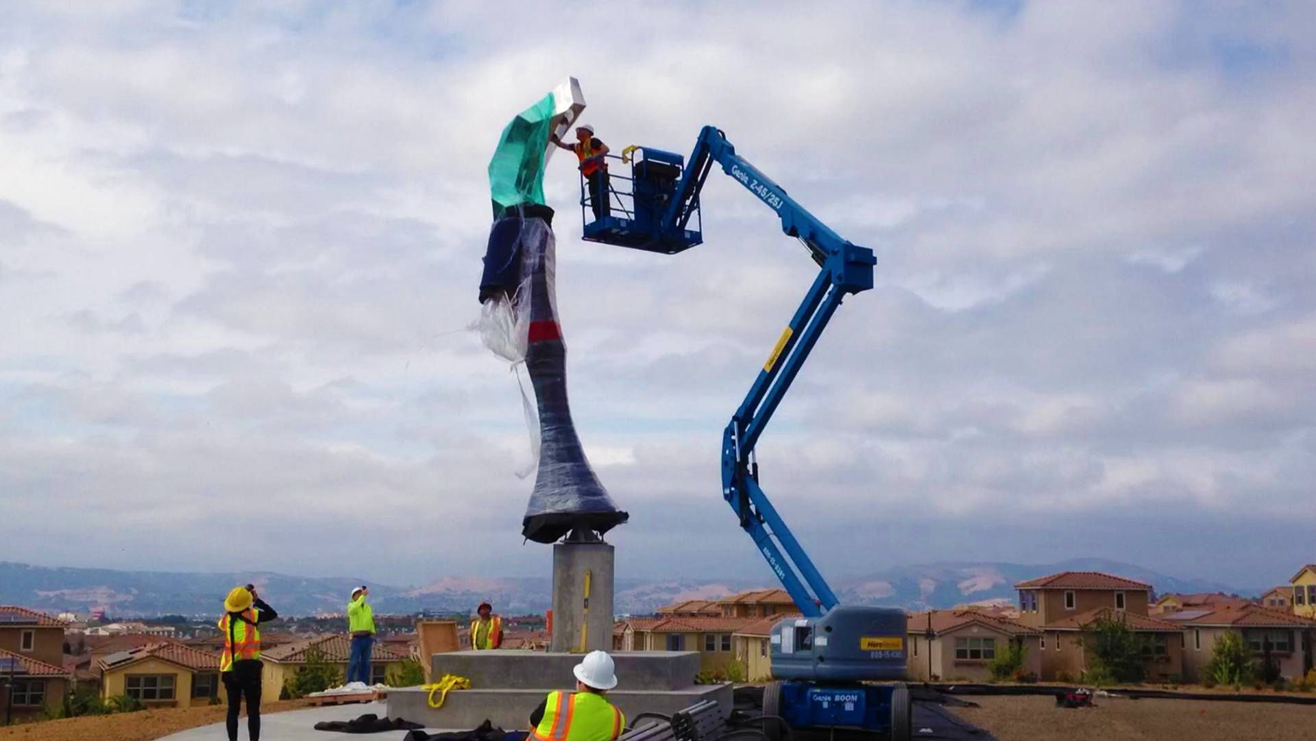 Heath Satow installing Elatus in Dublin, CA