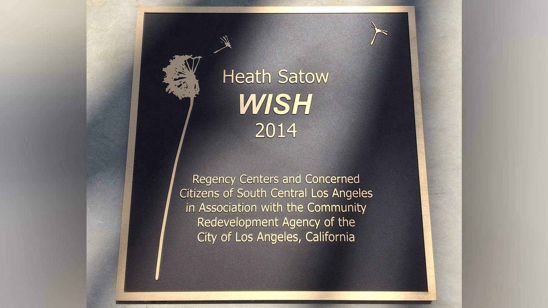 Wish — stainless steel and corten public art sculpture by Heath Satow, Los Angeles, CA